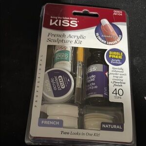 Kiss French Acrylic Sculpture Kit- French and Natural Tips